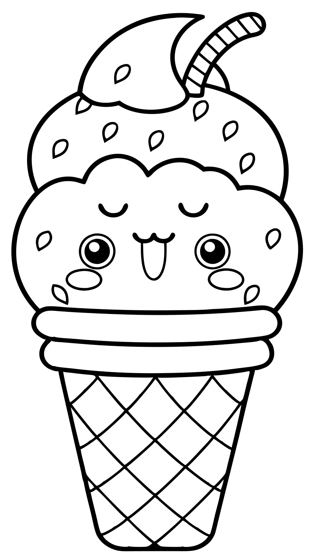 free printable ice cream coloring pages